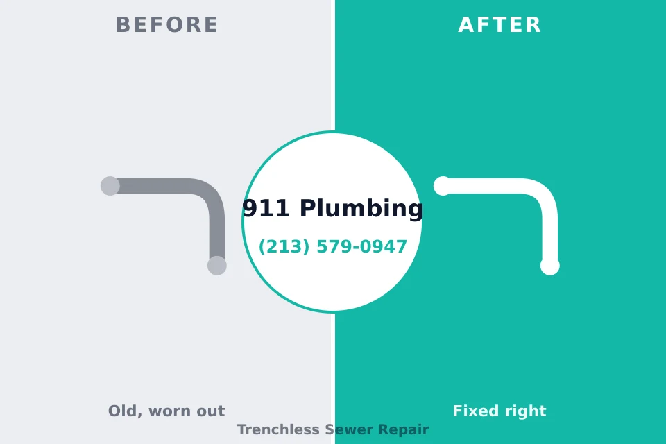 Before and after: plumbing company Rock Island, WA